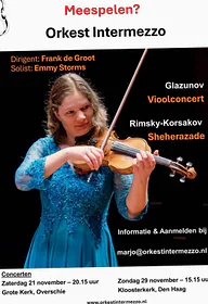 Concert: Orkest Intermezzo · Kloosterkerk, Den Haag · Sun, 29 Nov 2026