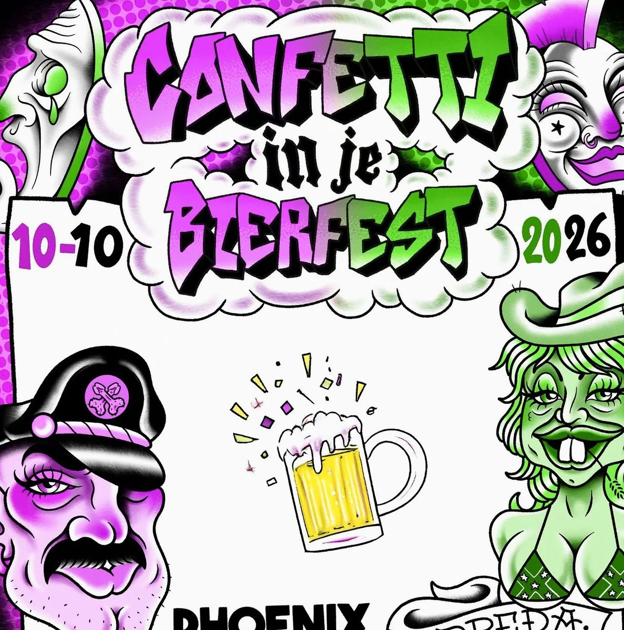 Confettiinjebierfest! | Editie 10! · Poppodium Phoenix, Breda · za 10 okt 2026