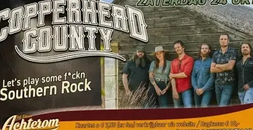 Copperhead County · Tinus, Panningen · za 24 okt 2026