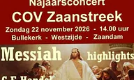 COV Zaanstreek – Messiah · Cultureel Centrum Bullekerk, Zaandam · zo 22 nov 2026