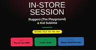 CQTD presents In Store Session with Kid Sublime & Ruggero (The Playground) · Black Gold Amsterdam Coffee & Vinyl, Amsterdam · do 22 okt 2026