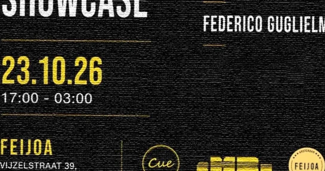 CUE Music & eMBi Music Showcase · Bar Feijoa, Amsterdam · vr 23 okt 2026