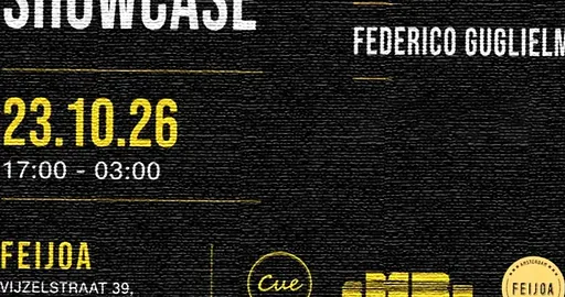 CUE Music & eMBi Music Showcase · Bar Feijoa, Amsterdam · vr 23 okt 2026