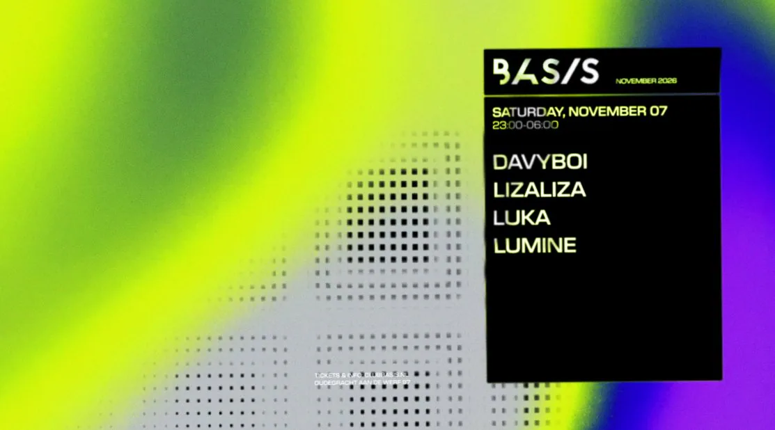 Davyboi/ lizaliza/ LUKA/ Lumine · Basis, Utrecht · za 7 nov 2026