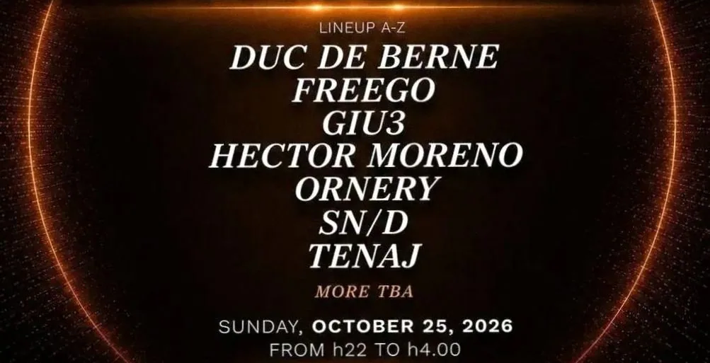 DAYDREAMING & EQUINOX PRESENT CONNEXION · Club Baggerbeest, Amsterdam · zo 25 okt 2026