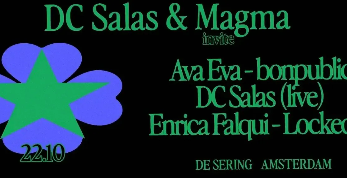 DC Salas & Magma · De Sering, Amsterdam · Thu, 22 Oct 2026