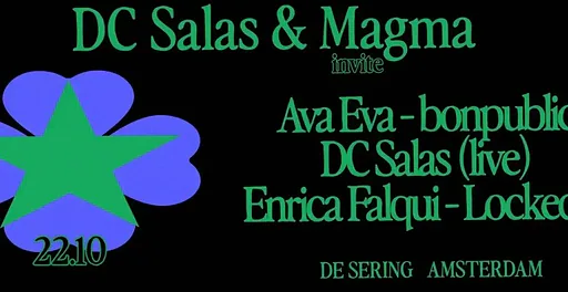 DC Salas & Magma · De Sering, Amsterdam · Thu, 22 Oct 2026