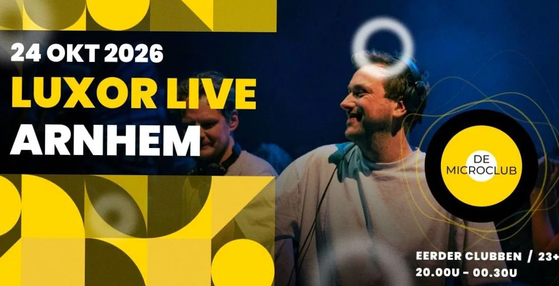 De Microclub · Luxor Live, Arnhem · za 24 okt 2026