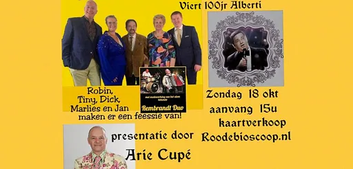 De Versierders · Theater De Roode bioscoop, Amsterdam · zo 18 okt 2026