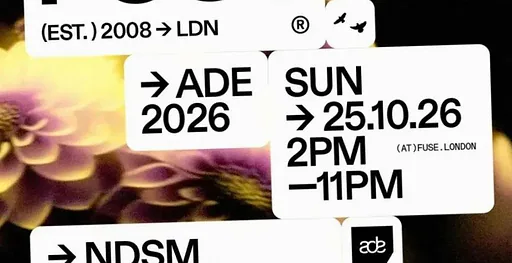 DGTL ADE FUSE · NDSM Warehouse, Amsterdam · zo 25 okt 2026