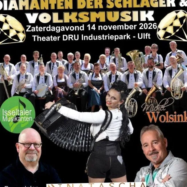 Diamanten der Schlager & Volksmusik · DRU Cultuurfabriek, Ulft · za 14 nov 2026