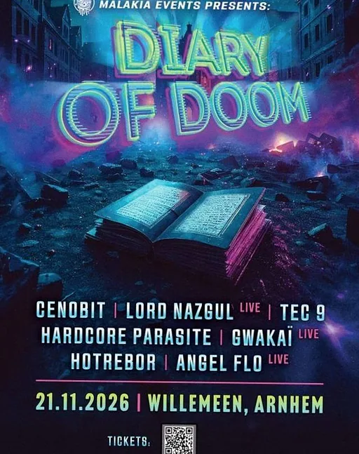 Diary Of Doom  · Willemeen, Arnhem · za 21 nov 2026