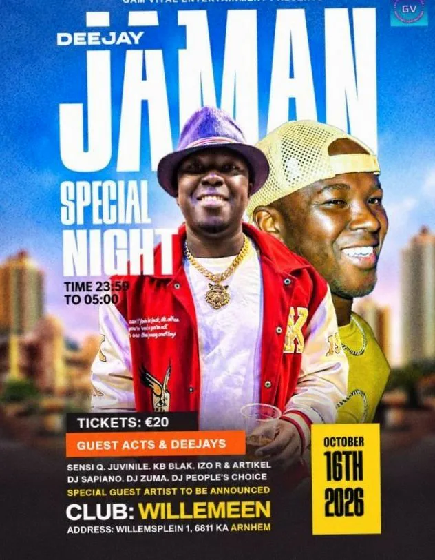 DJ Jaman Special Night — background image