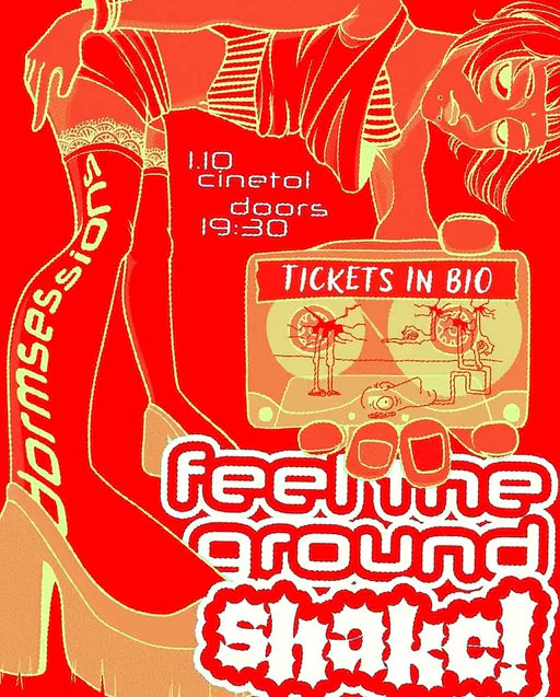 Dormsessions | feel the ground shake · Cinetol, Amsterdam · Thu, 1 Oct 2026