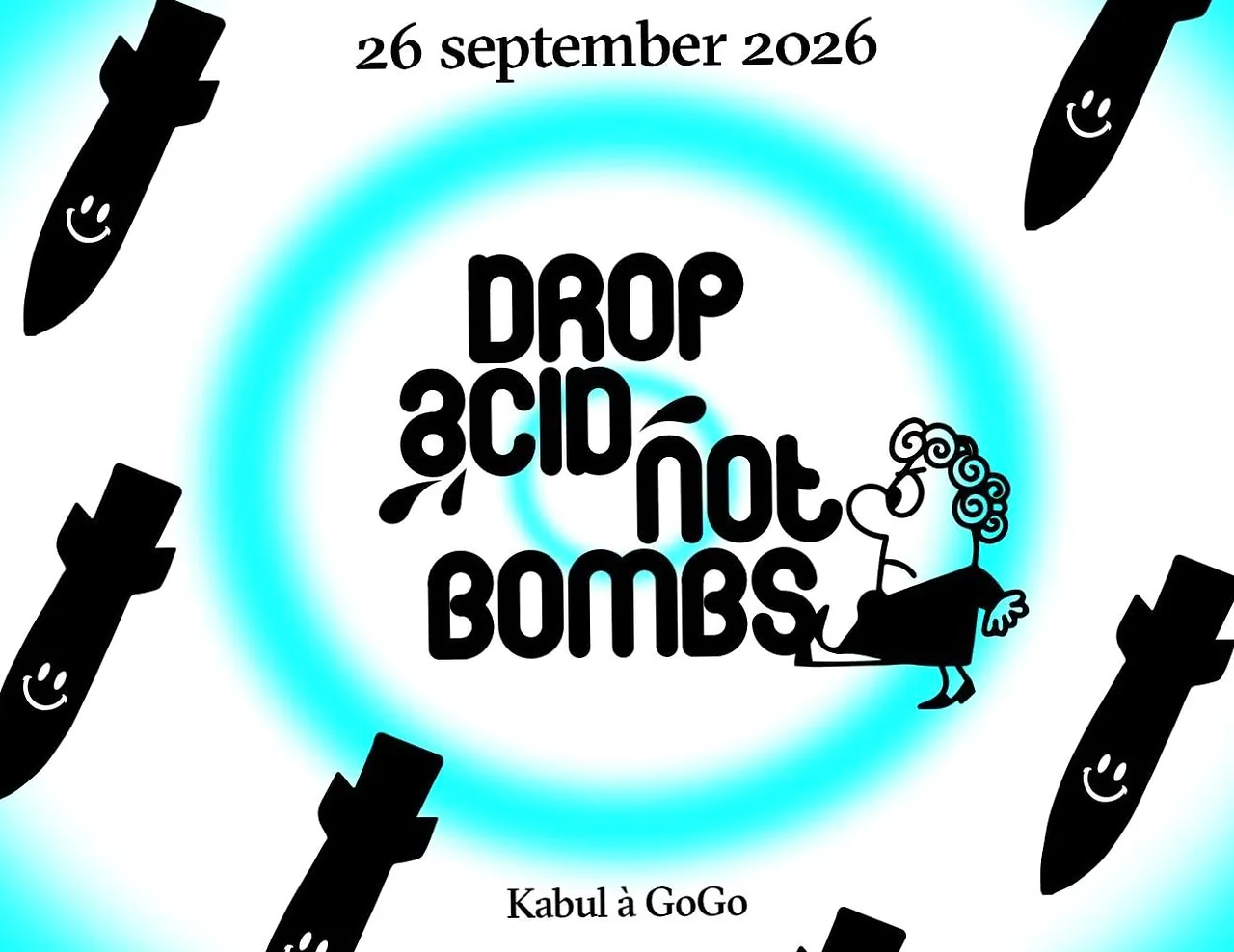 Drop Acid Not Bombs — achtergrondafbeelding