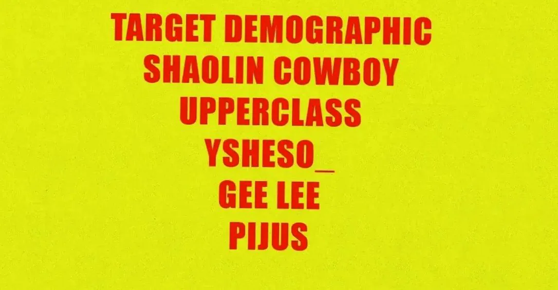 EELF x ADE: Target Demographic, Shaolin Cowboy, GEE LEE, Pijus, upper class and Ysheso · Waterhouse Studios, Amsterdam · do 22 okt 2026