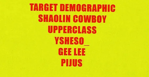 EELF x ADE: Target Demographic, Shaolin Cowboy, GEE LEE, Pijus, upper class and Ysheso · Waterhouse Studios, Amsterdam · do 22 okt 2026