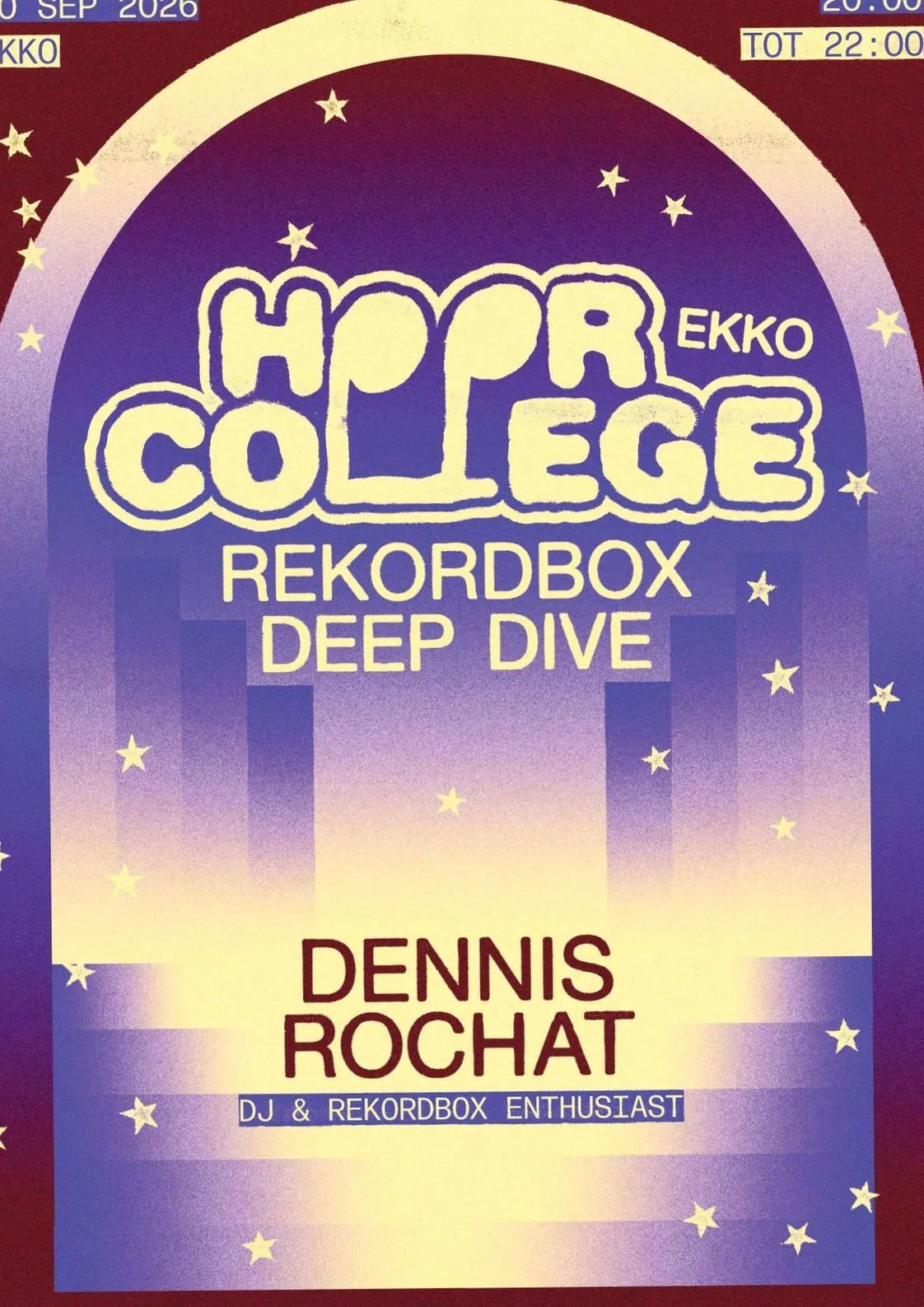 EKKO Hoorcollege: Rekordbox Deep Dive · EKKO, Utrecht · wo 30 sep 2026