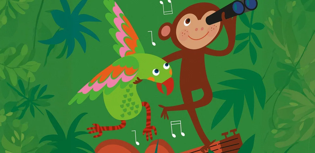 Familieconcert: Bon dia in de jungle (4+) — achtergrondafbeelding