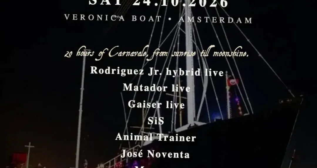 Feestgedruis enters ADE — achtergrondafbeelding
