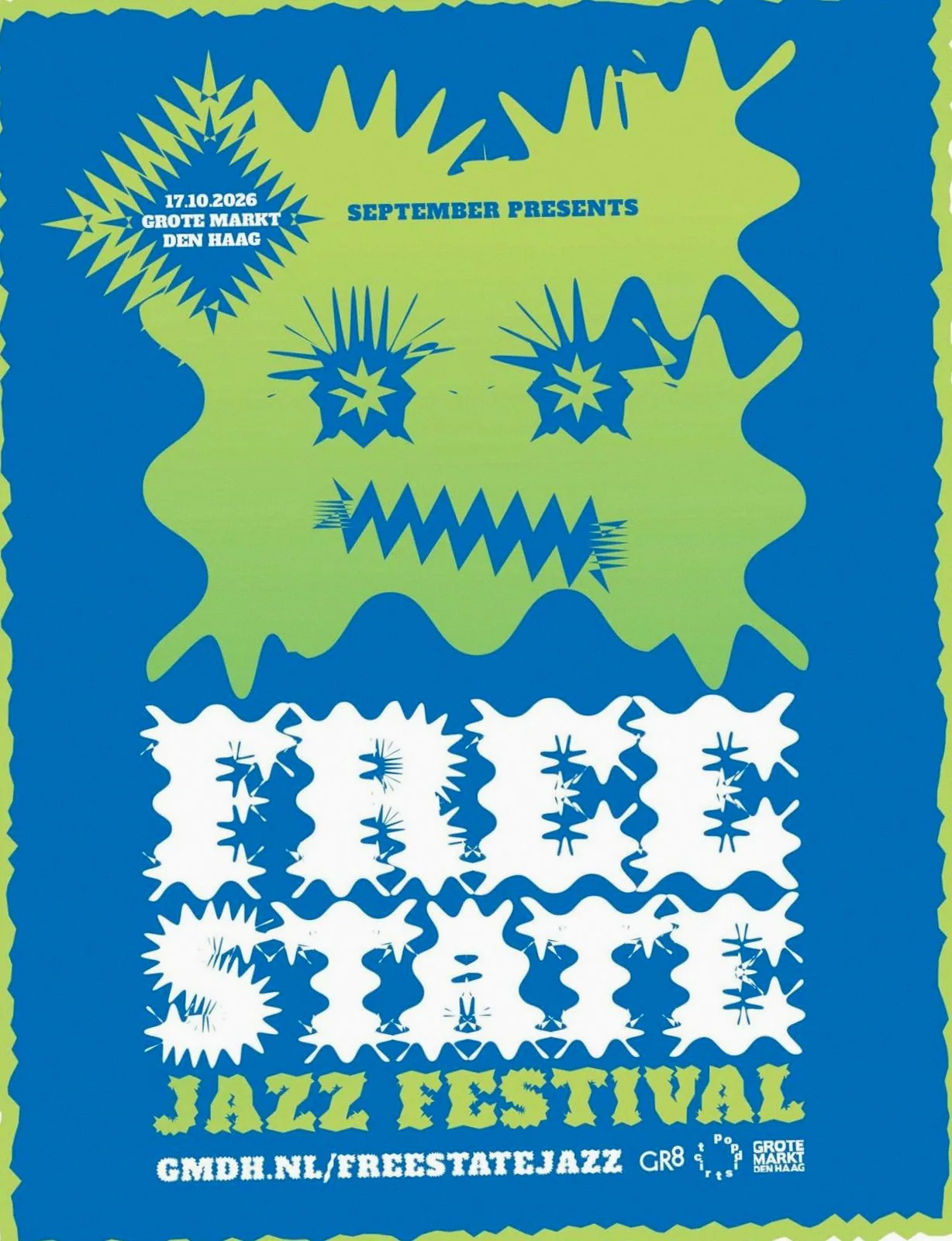 Free State Jazz Festival · Grote Markt Den Haag, Den Haag · Sat, 17 Oct 2026