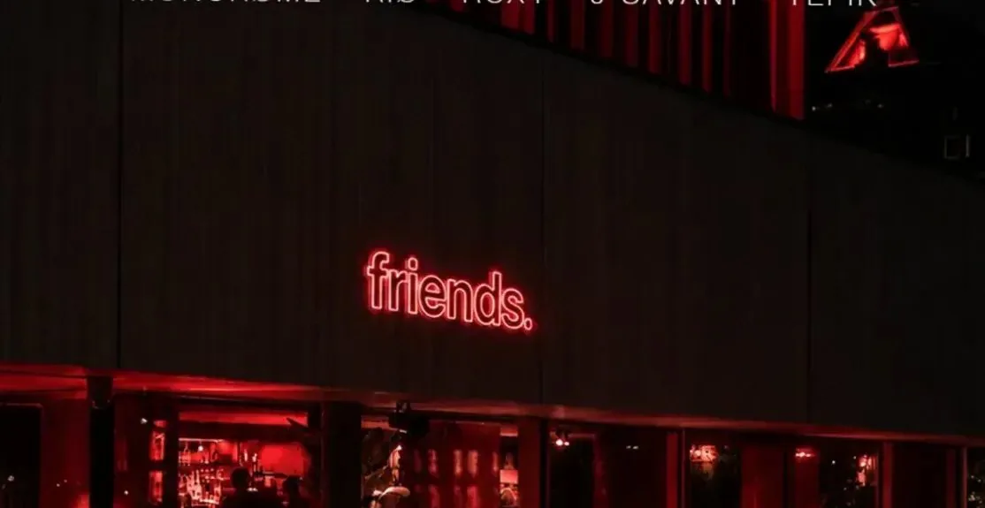 friends. THE FACE — achtergrondafbeelding