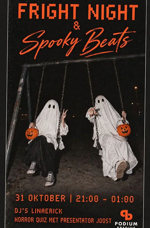 Fright Night & Spooky Beats · Podium Bredius, Woerden · za 31 okt 2026