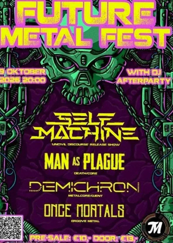 FUTURE METAL FEST · Toekomstmuziek, Amsterdam · vr 9 okt 2026