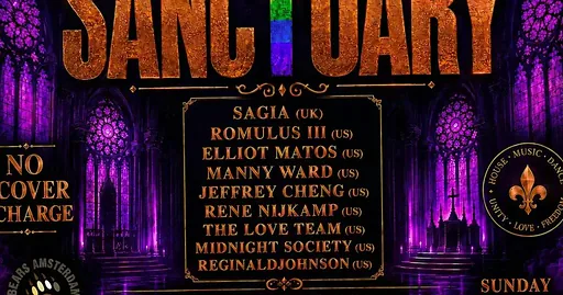 GDE Presents: SANCTUARY · Bears Amsterdam, Amsterdam · Sun, 25 Oct 2026