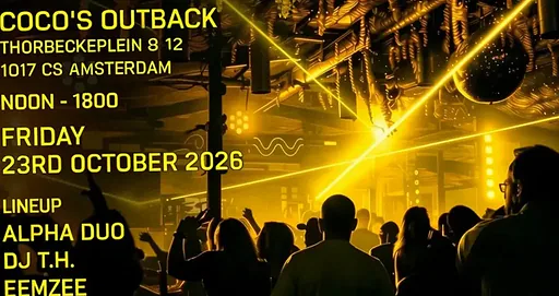 Genesis ADE · Coco's Outback, Amsterdam · vr 23 okt 2026