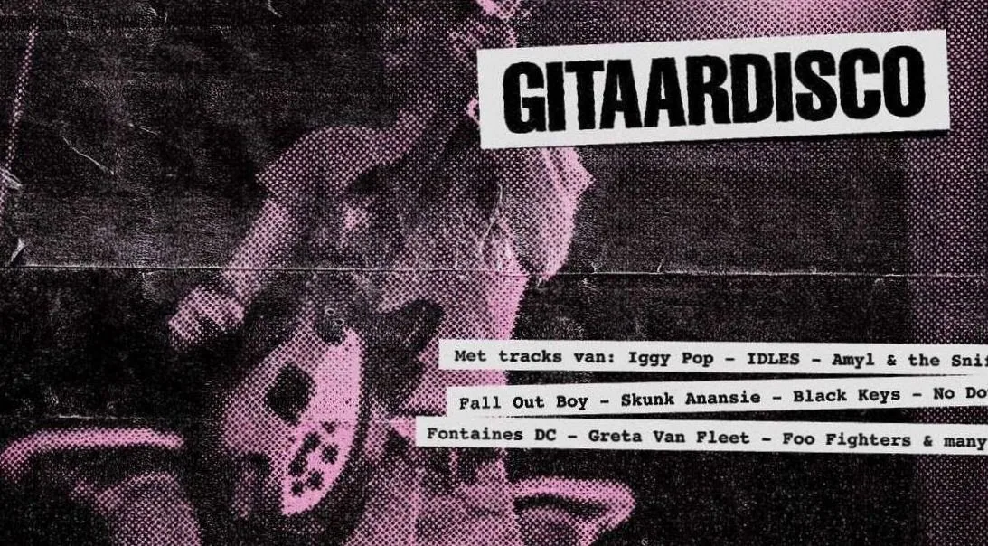 Gitaardisco — achtergrondafbeelding