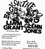 GLENN JONES (US) + LIAM GRANT (US) + 1 MORE TBA · OCCII, Amsterdam · vr 30 okt 2026