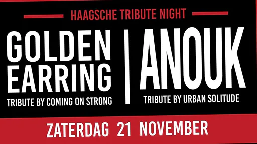Tribute: Golden Earring & Anouk · Van Zantenhal, Nieuw Vennep · za 21 nov 2026