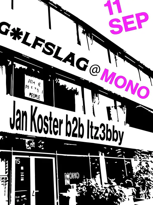 Golfslag · MONO, Rotterdam · vr 11 sep 2026