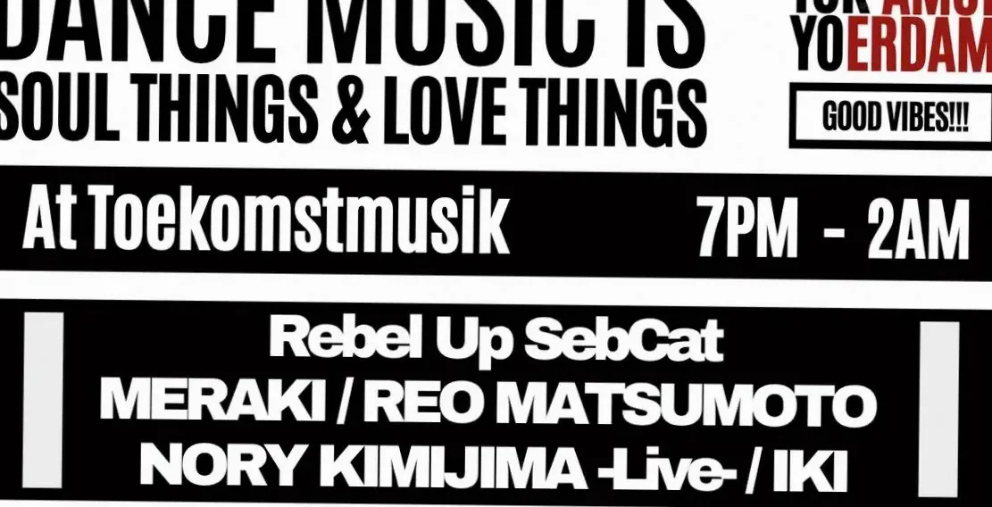 GoodFellas TOKYO/AMSTERDAM · Toekomstmuziek, Amsterdam · vr 23 okt 2026