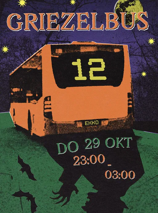 Griezelbus 12 · EKKO, Utrecht · Thu, 29 Oct 2026