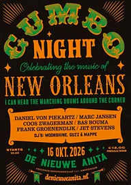 Gumbo Night · De Nieuwe Anita, Amsterdam · vr 16 okt 2026