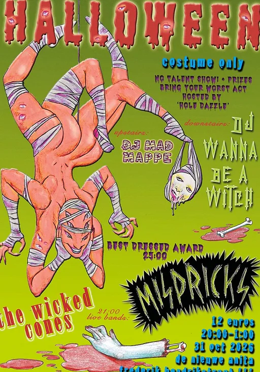 HALLOWEEN · De Nieuwe Anita, Amsterdam · za 31 okt 2026