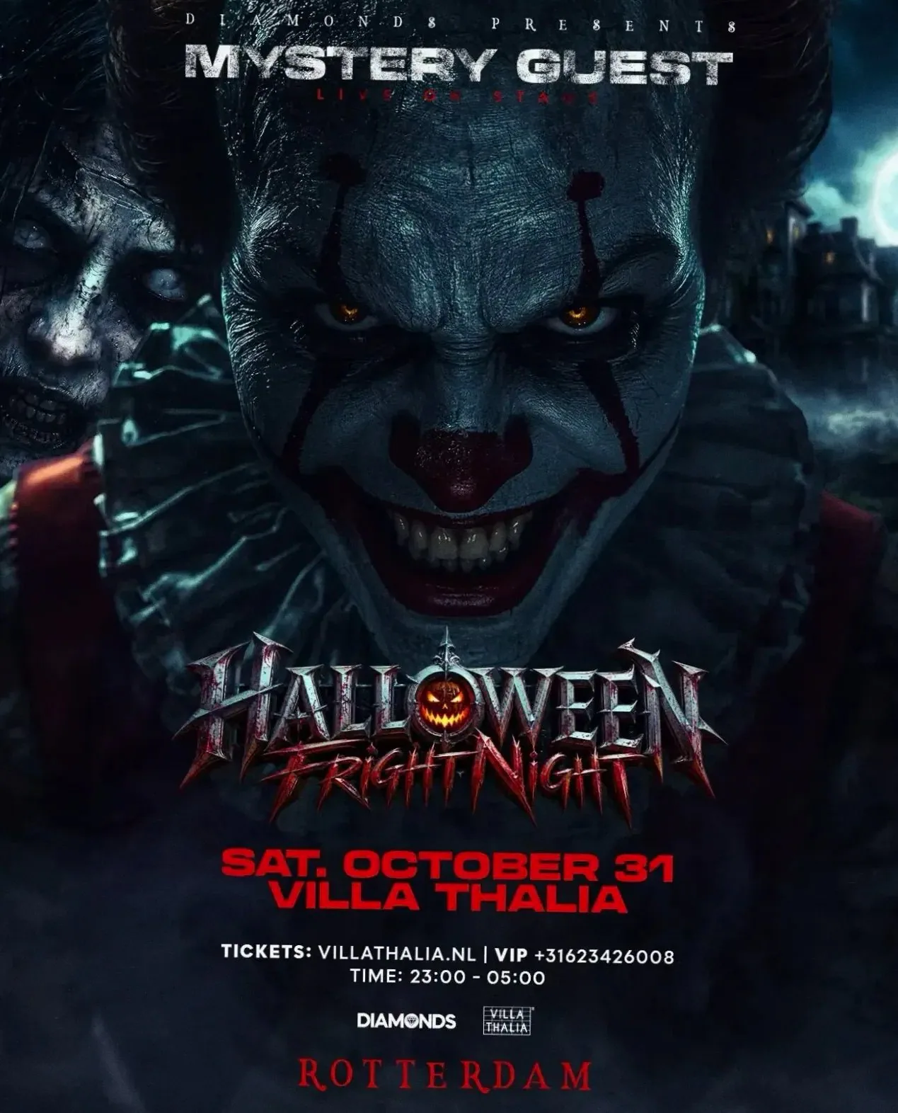 HALLOWEEN SPECIAL X DIAMONDS · Club Villa Thalia, Rotterdam · za 31 okt 2026