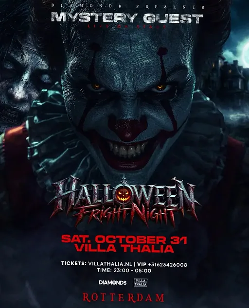 HALLOWEEN SPECIAL X DIAMONDS · Club Villa Thalia, Rotterdam · za 31 okt 2026