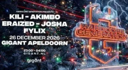 Hardcore Generation · GIGANT, Apeldoorn · za 26 dec 2026