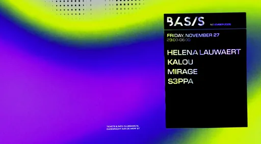 Helena Lauwaert/ Kalou/ Mirage/ S3PPA · Basis, Utrecht · Fri, 27 Nov 2026
