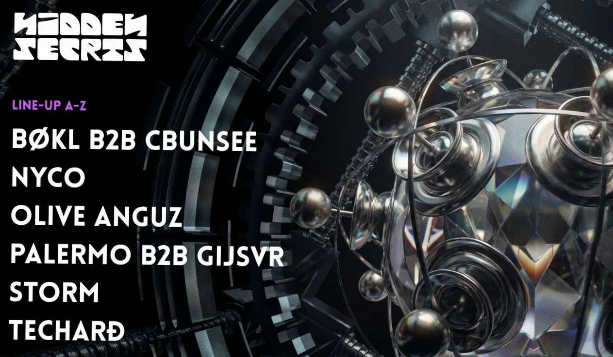 Hidden Secrets: Indoor Boiler Room · De Helling, Utrecht · vr 18 sep 2026