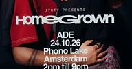 HOMEGROWN · Phono Lake, Amsterdam · za 24 okt 2026