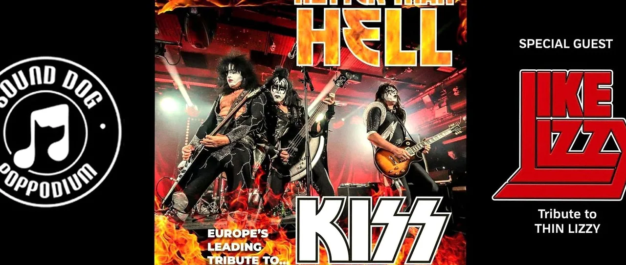 HOTTER THAN HELL (UK) + LIKE LIZZY — achtergrondafbeelding