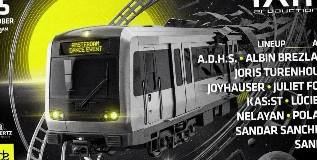 IAM Productions - ADE Sunrise Express · 50:HERTZ Club Train, Amsterdam · zo 25 okt 2026