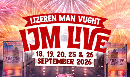 IJM Live | 18 september 2026 · IJzeren Man Vught, Vught · vr 18 sep 2026