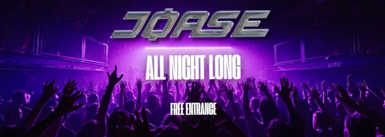 JØASE ALL NIGHT LONG · Paard, Den Haag · Sat, 21 Nov 2026