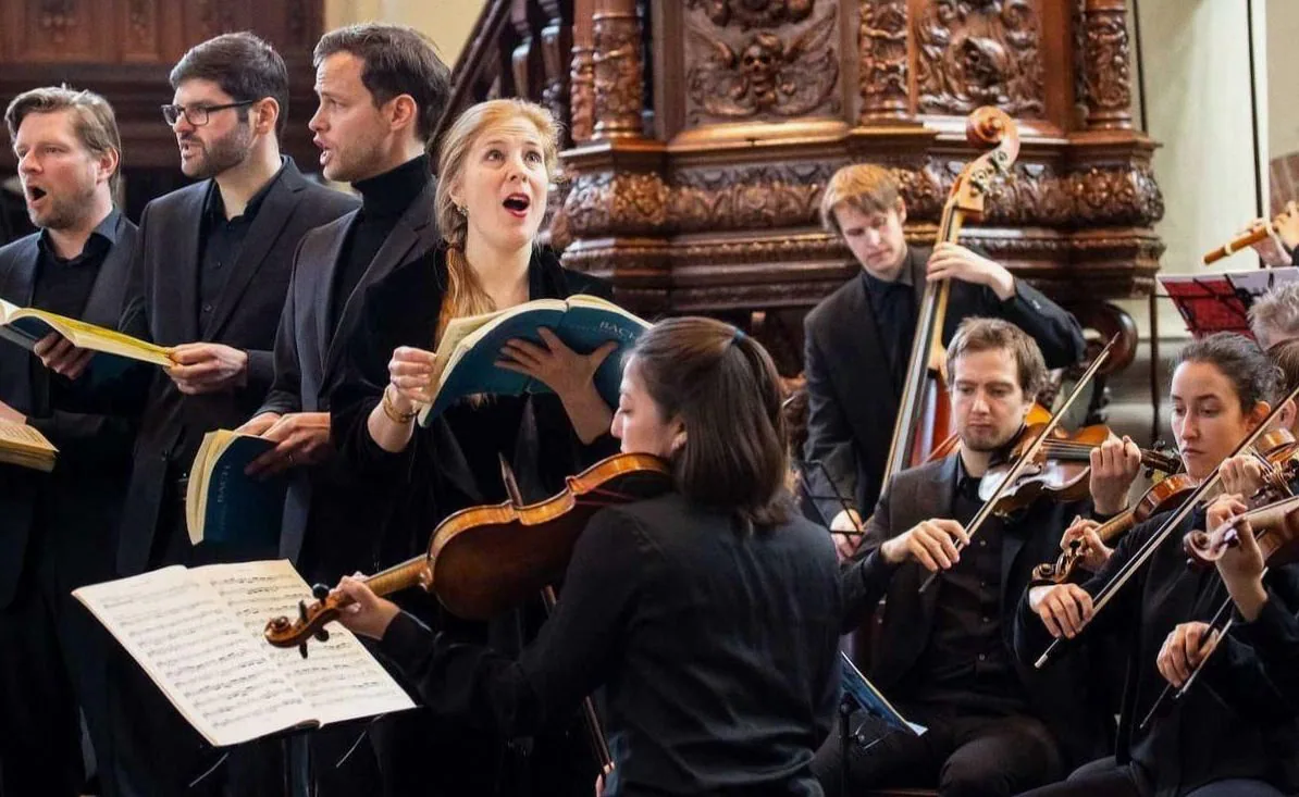 J.S. Bach : Matthäus-Passion - Johannes Leertouwer & Nieuwe Philharmonie Utrecht — background image