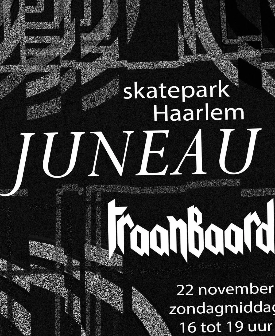 Juneau + Traanbaard + Guiding Hands · Skatepark Haarlem, Haarlem · zo 22 nov 2026